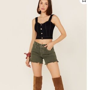 Free People Jean Shorts